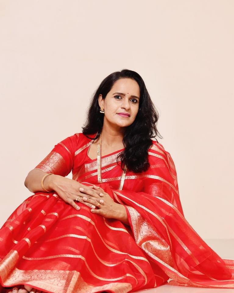 Saffron Banarasi Tissue Saree