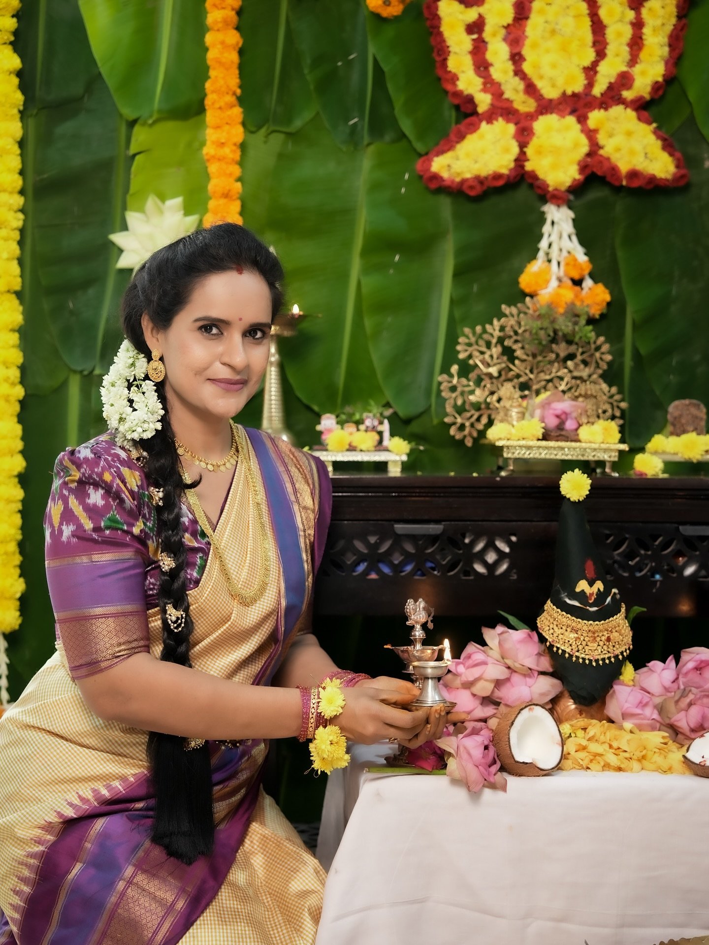 Pochampally FusionTraditional Saree - Image 7