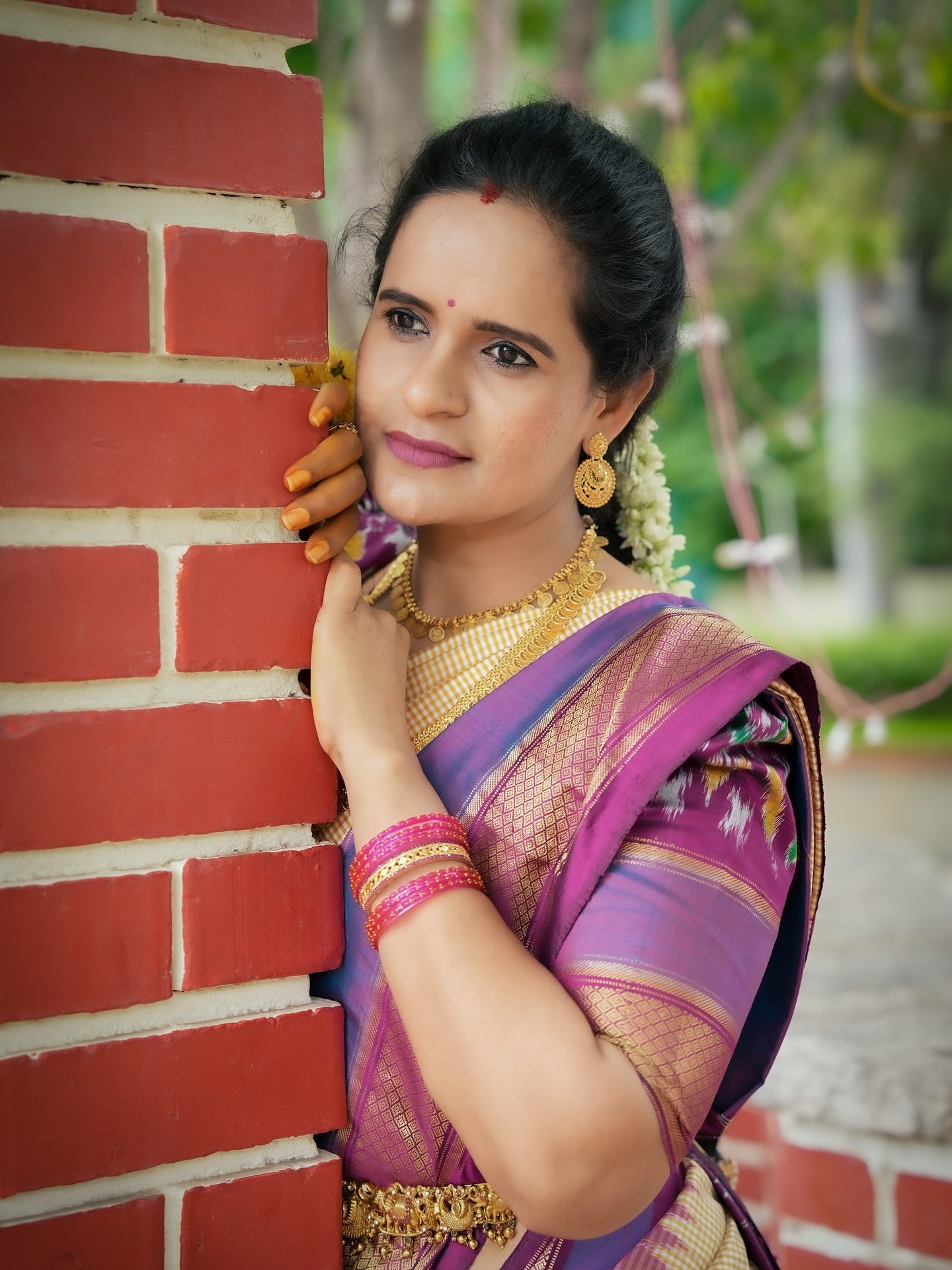 Pochampally FusionTraditional Saree - Image 2