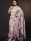 Banarasi Tissue Dual Tone Silk Saree