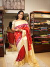 Red Fusion Saree