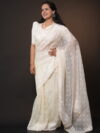 Swan Swim Saree