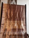 Brown Banarasi Tissue Saree