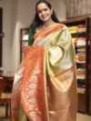 Kanchi Tissue Bridal Saree