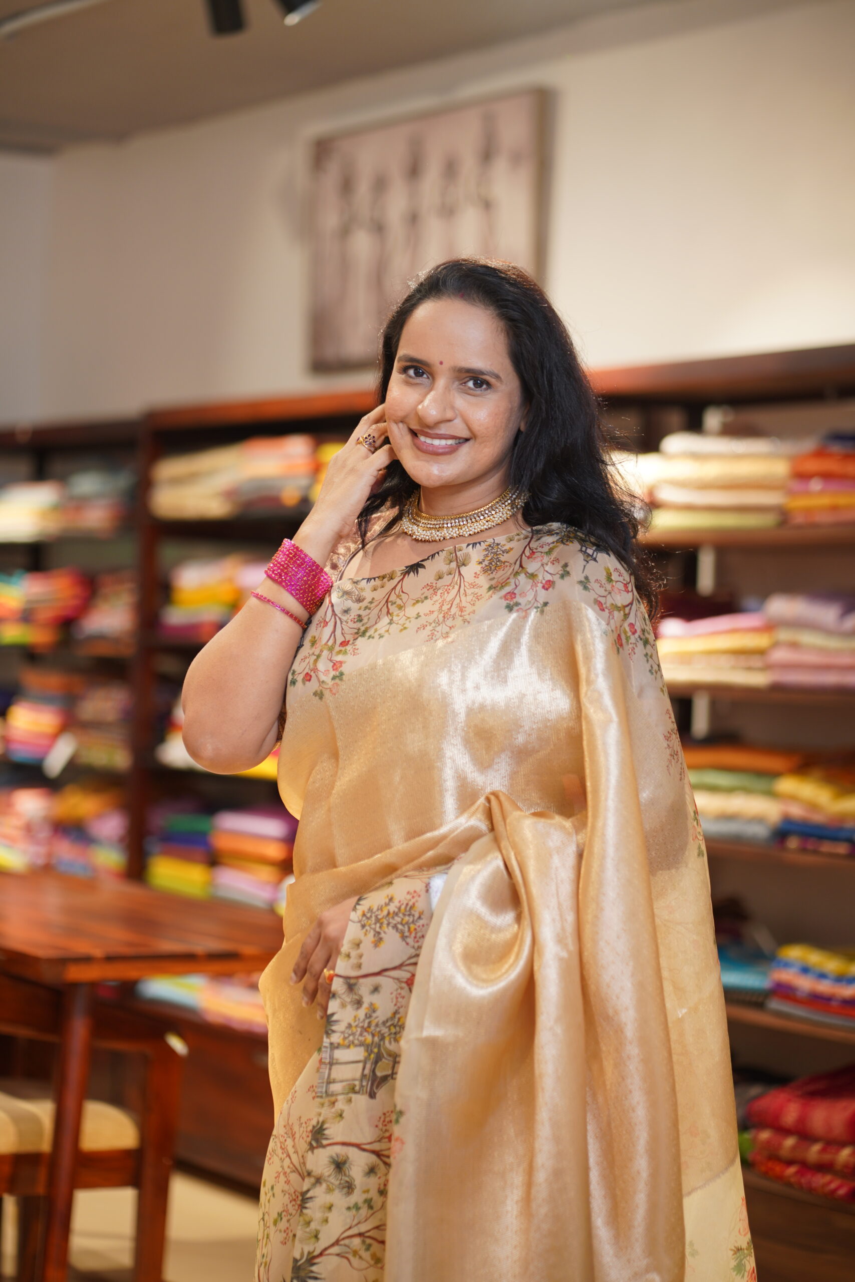 Kora Banarasi tissue gold - Image 3