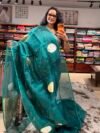 Kora banarasi polki green