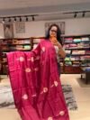Banarasi soft silk magenta