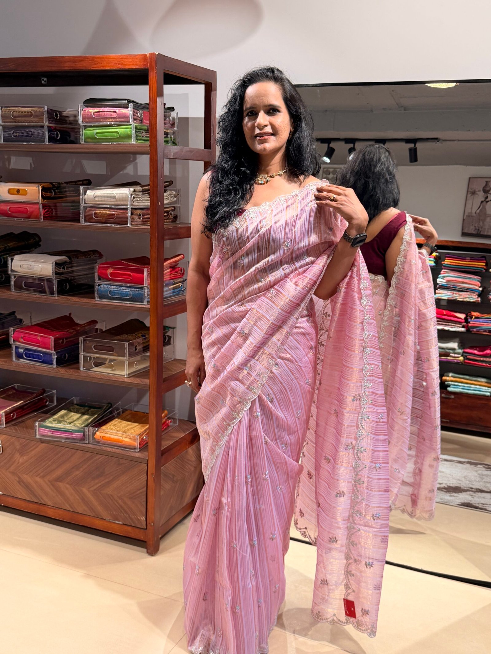 Banarasi Mulchanderi designer 1 - Image 2